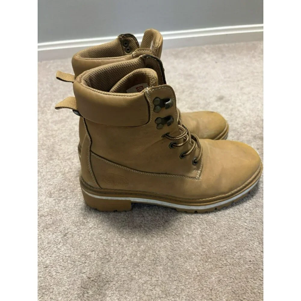 ECKO UNLTD Womens Brown Lace-Up Work Boot Ankle Boots Shoes Size 7 Jay-01L - Picture 2 of 8